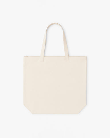 The Zipper Tote Bag - Natural