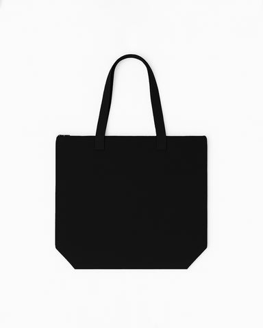 The Zipper Tote Bag - Black
