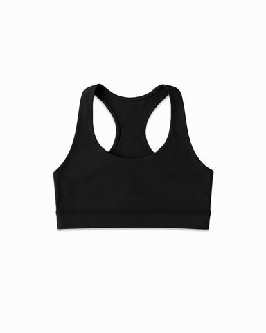 The Racer Bra - Black