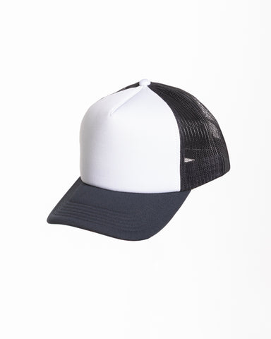 The Foam Trucker - White / Navy