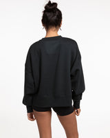 The Womens Heavyweight Crewneck - Pine Green