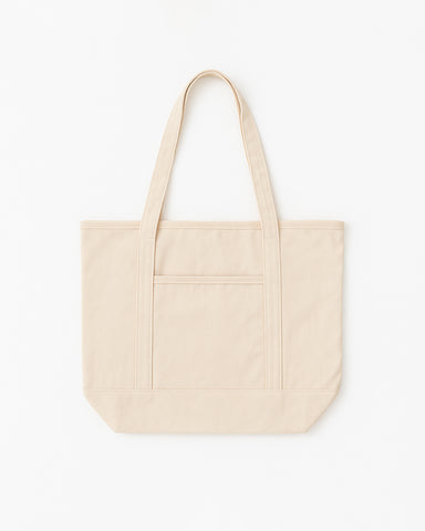 The Contrast Tote Bag - Natural / Natural