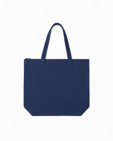 The Zipper Tote Bag - Navy