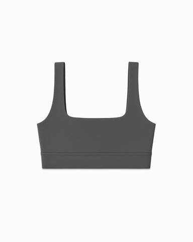 The Box Cut Bra - Pebble