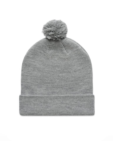 The Pom Pom Beanie - Grey