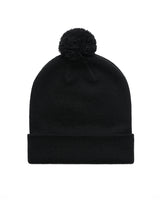 The Pom Pom Beanie - Black
