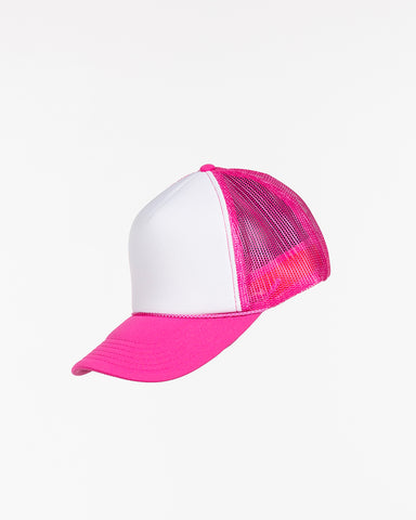 The Foam Trucker - Hot Pink / White