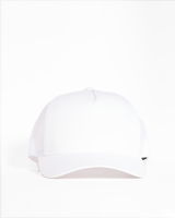 The 5 Panel Trucker Hat - White