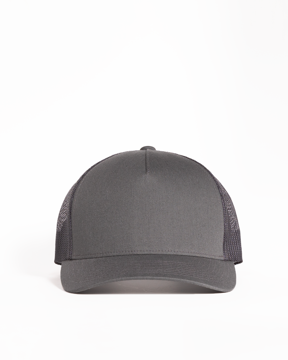 The 5 Panel Trucker Hat - Charcoal
