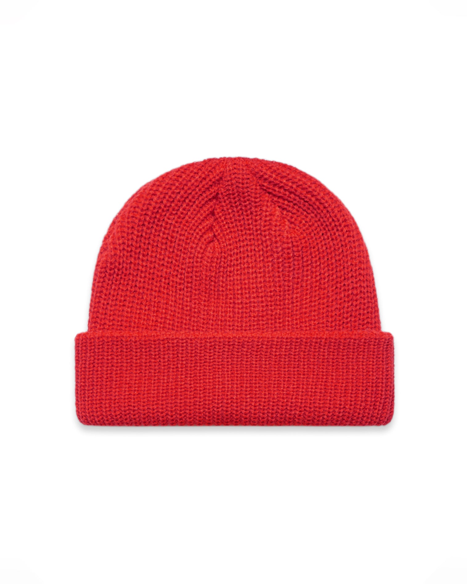 The Cable Knit Beanie - Red
