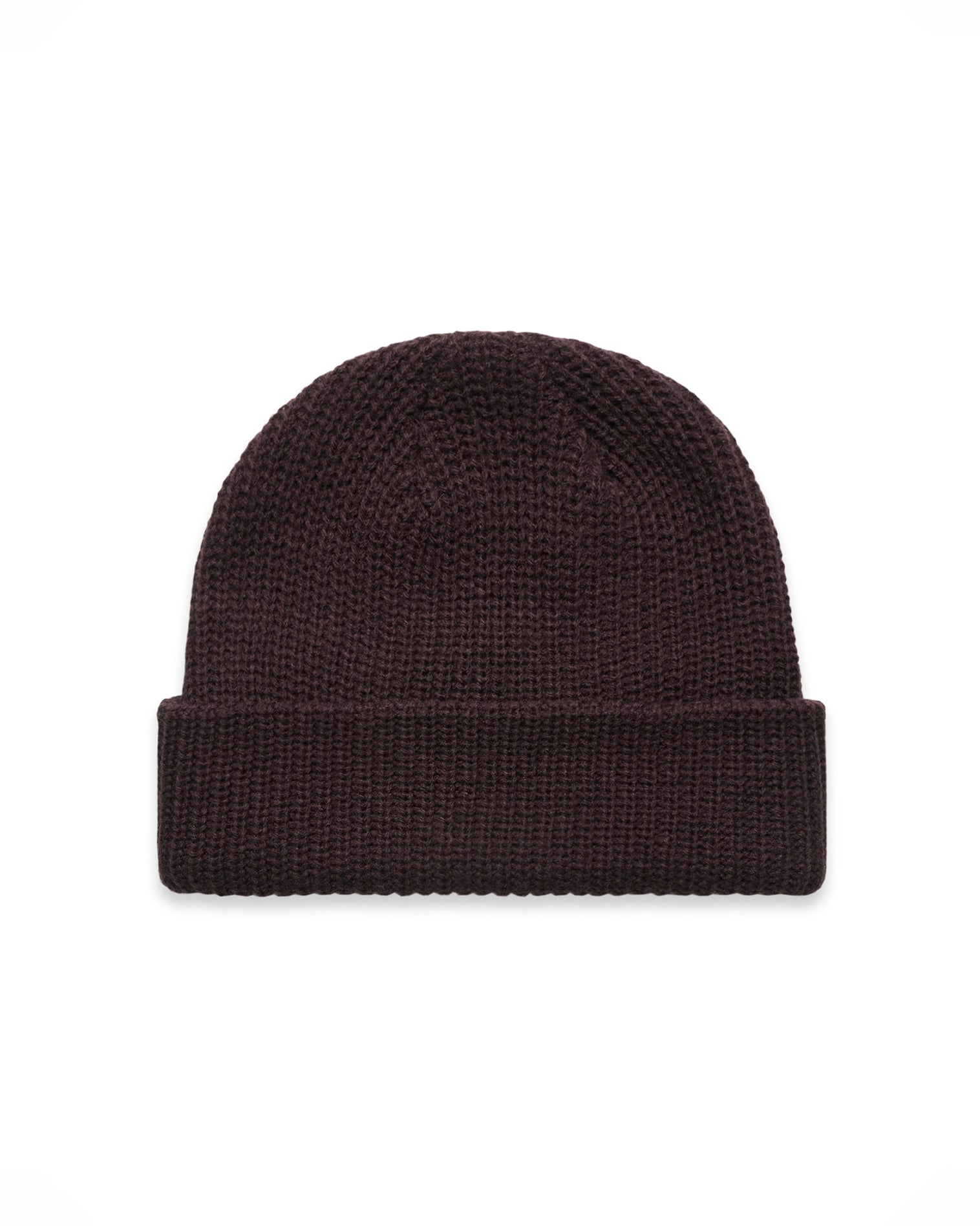 The Cable Knit Beanie - Plum