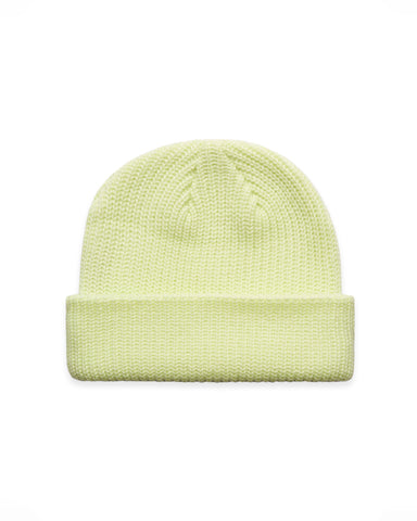 The Cable Knit Beanie - Lime