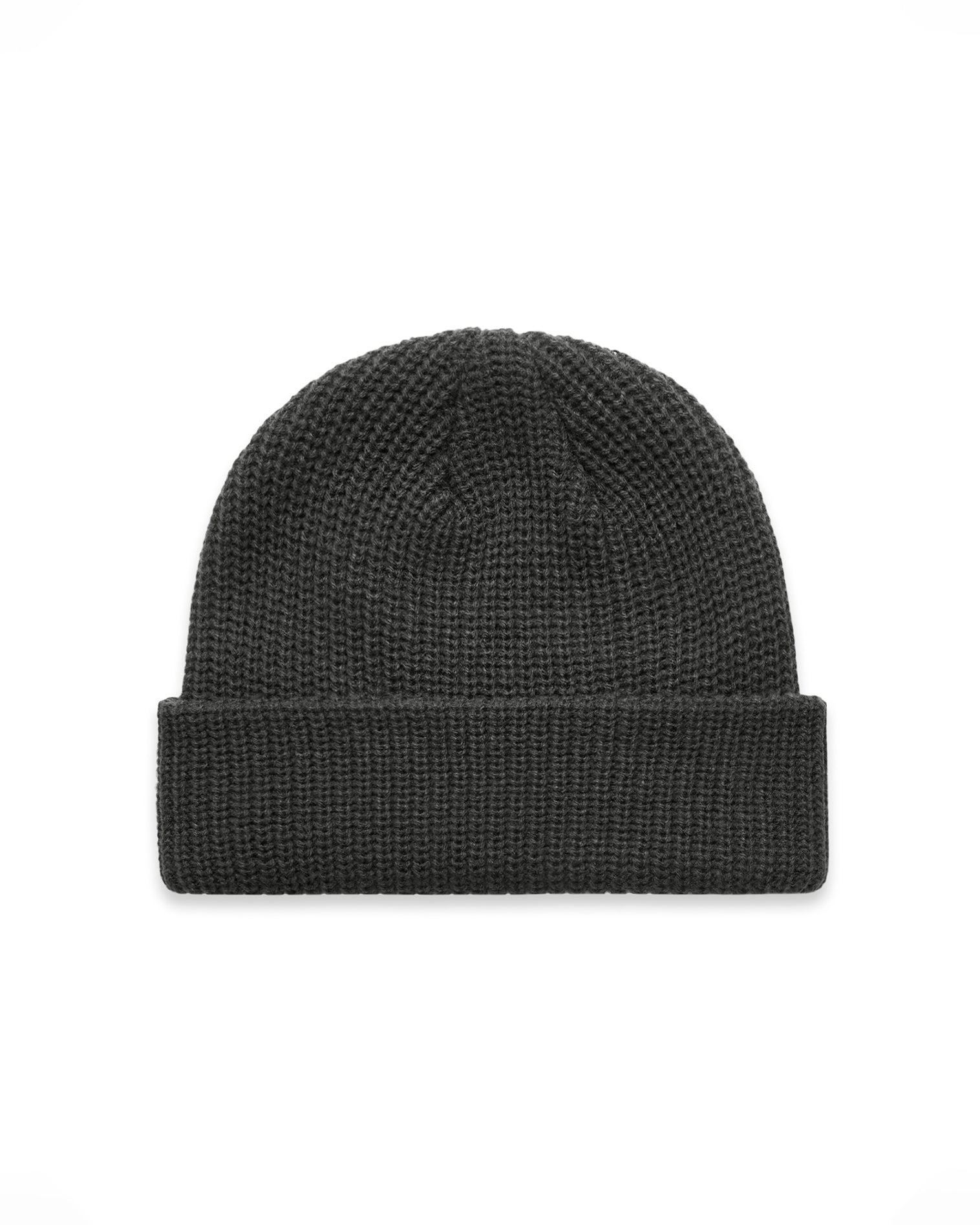 The Cable Knit Beanie - Coal