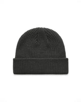 The Cable Knit Beanie - Coal