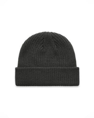 The Cable Knit Beanie - Coal