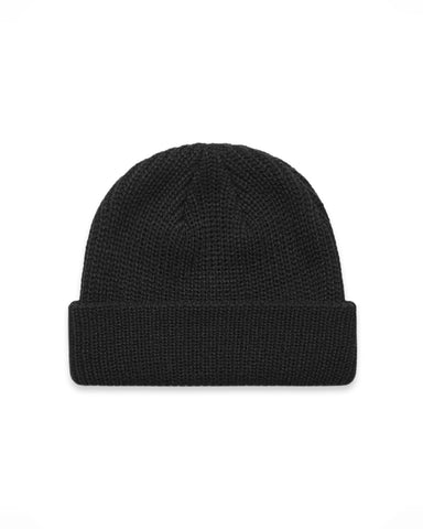 The Cable Knit Beanie - Black