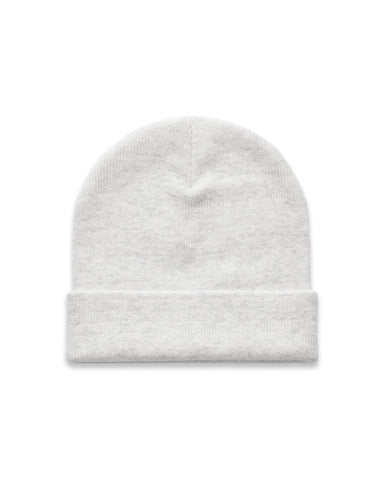 The Beanie - White Heather