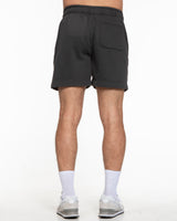 The Mens Sweat Shorts - Washed Black