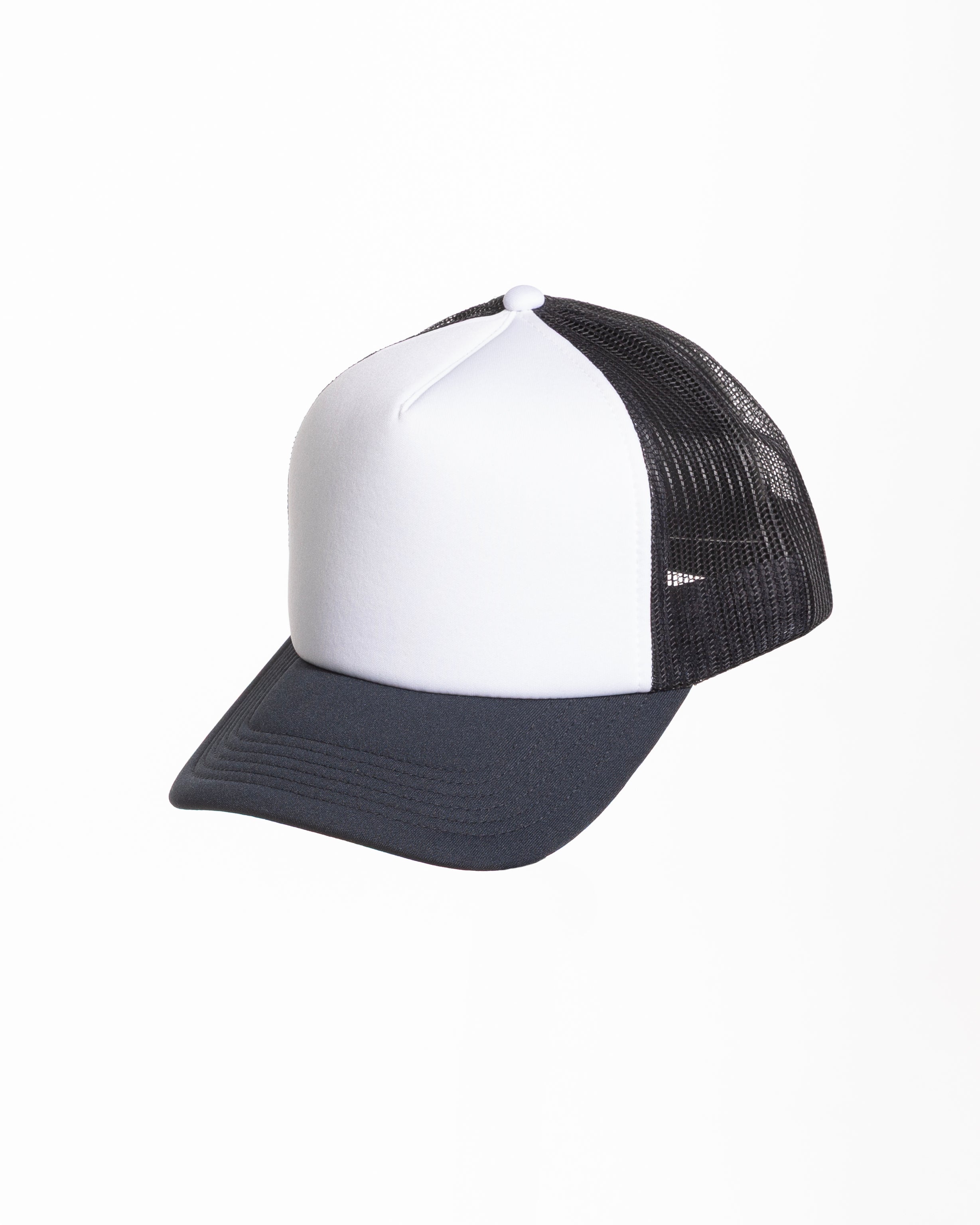 The Foam Trucker - White / Navy