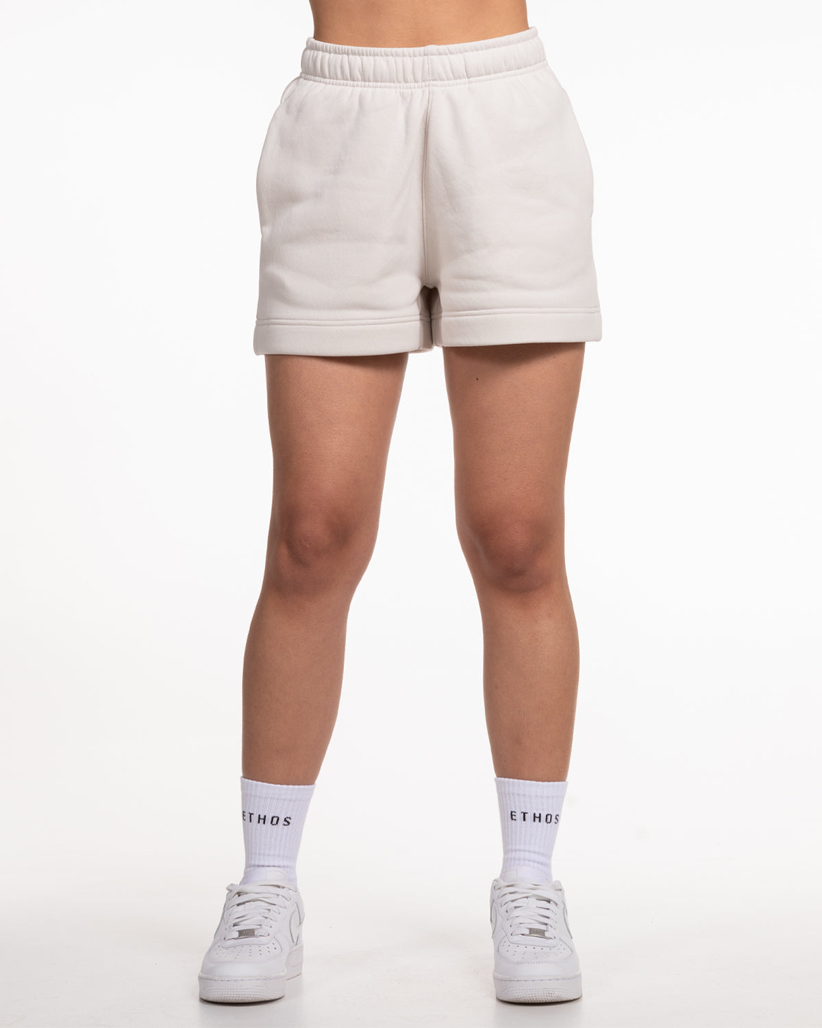 The Womens Sweat Shorts - Bone