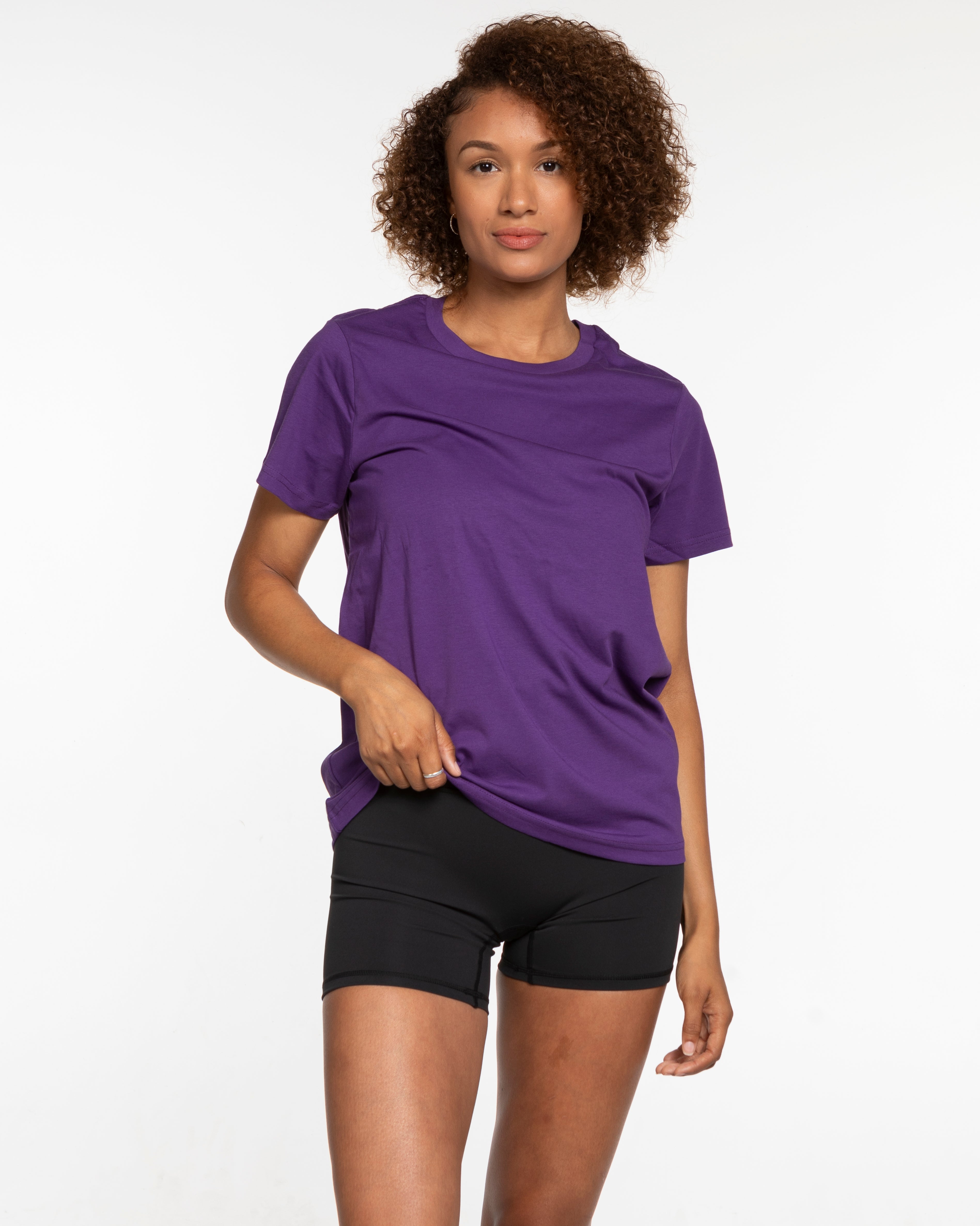 The Womens Tee - Purple