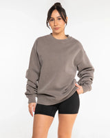 The Mens Crewneck - Washed Gray