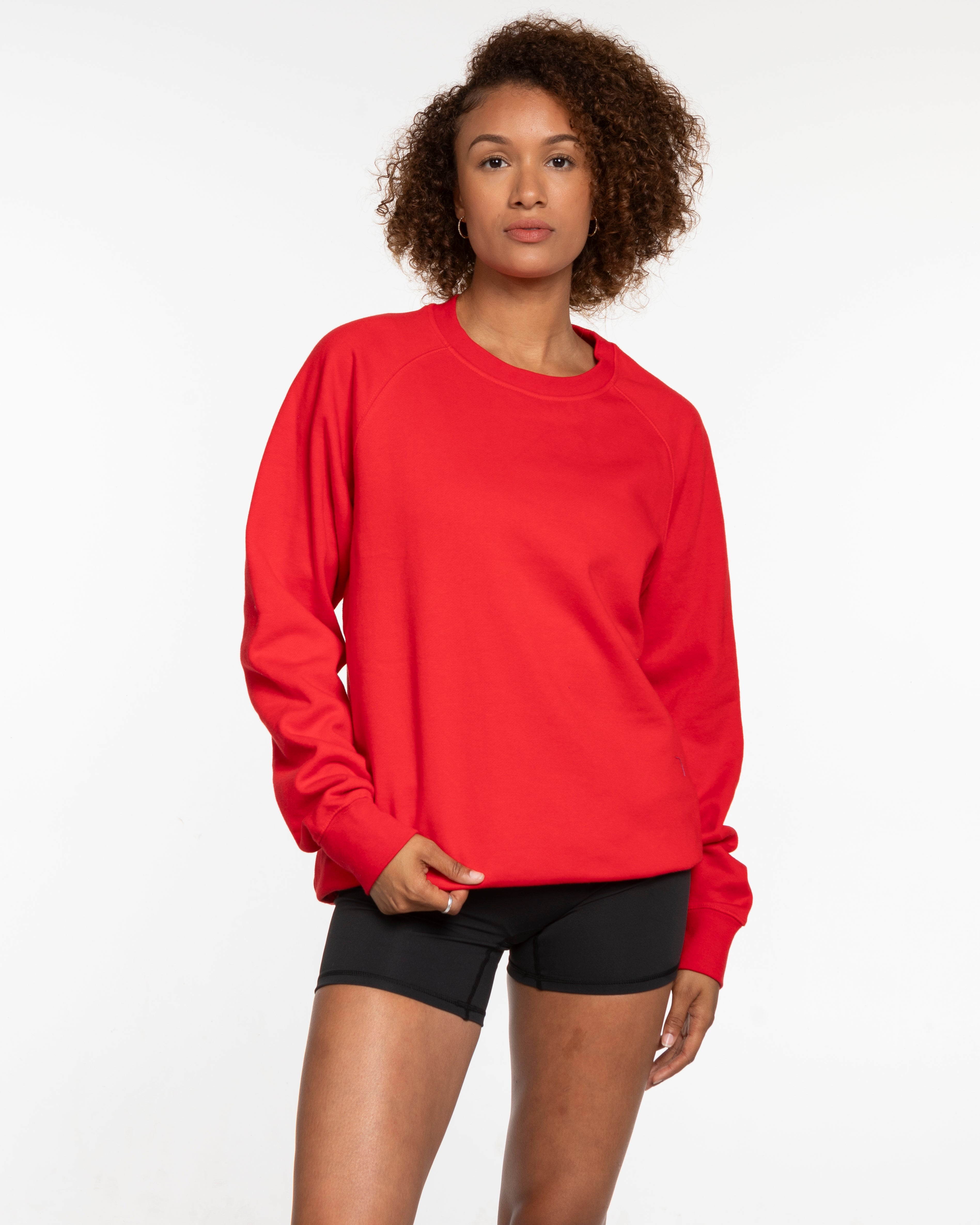 The Classic Crewneck - Red