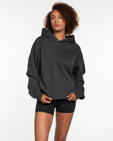 The Mens Hoodie - Washed Black