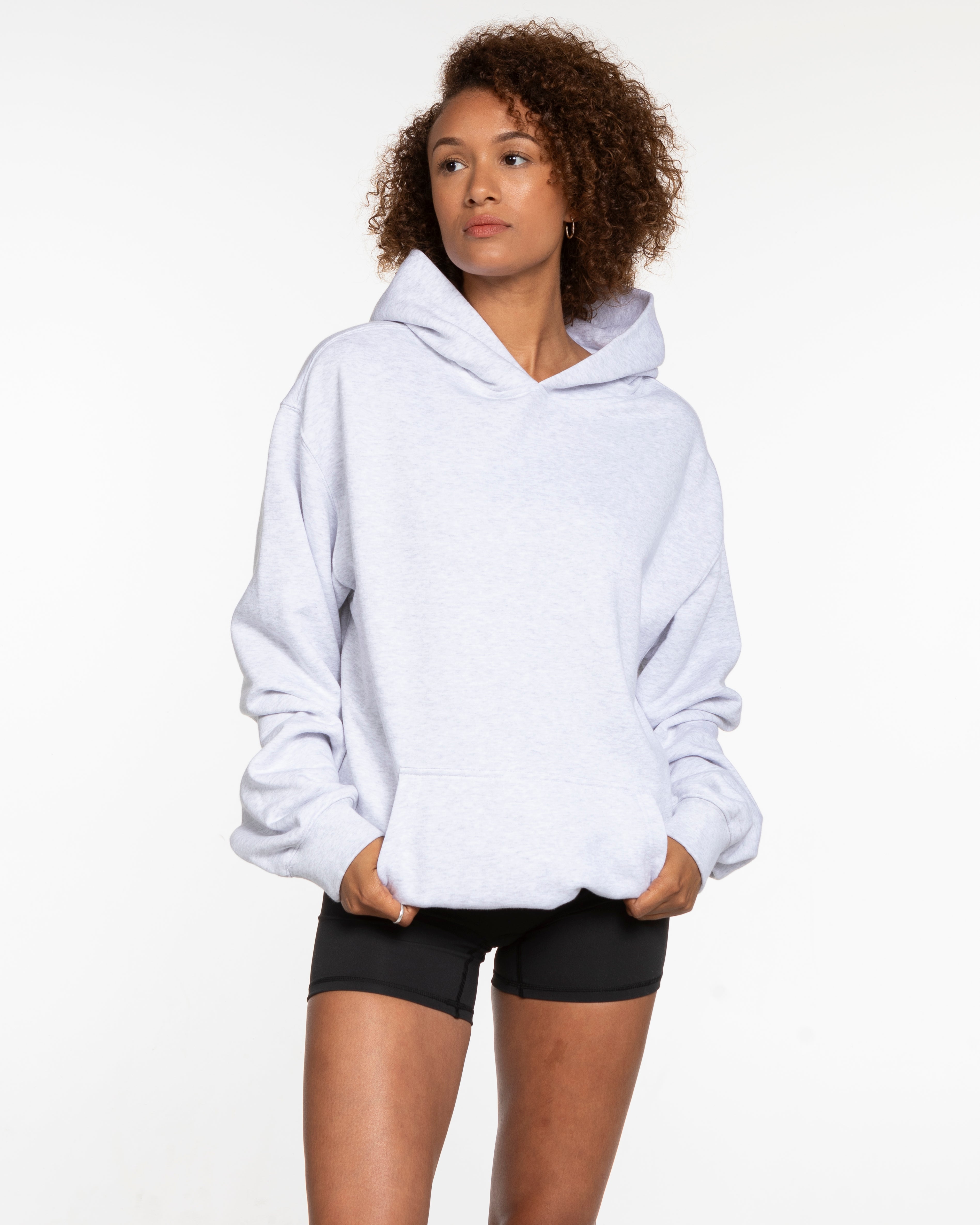 The Mens Hoodie - White Heather