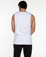 The Muscle Tank - White