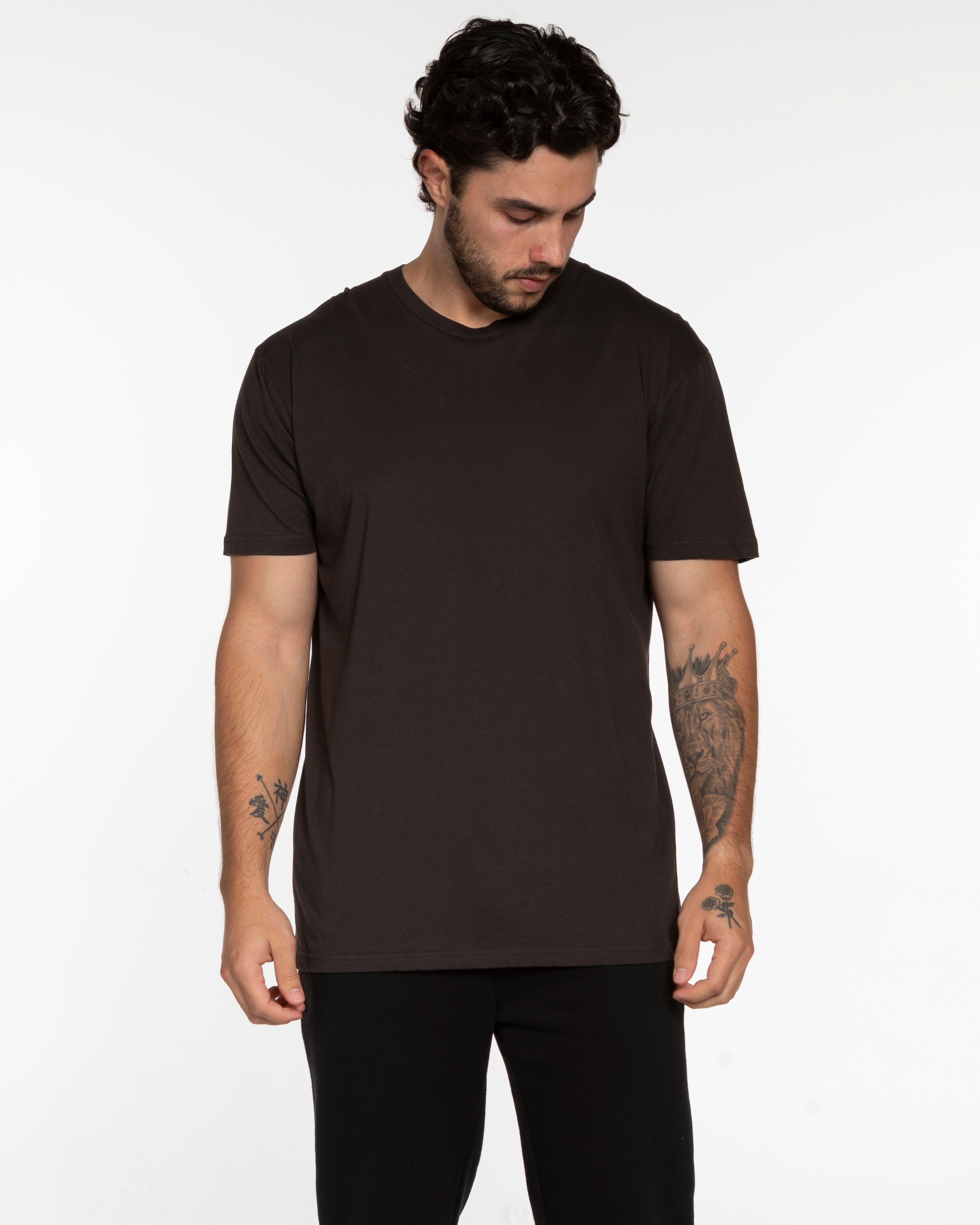 The Mens Tee - Charcoal