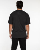 The Mens Heavyweight Tee - Washed Black