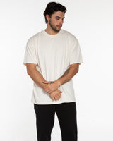 The Mens Heavyweight Tee - Washed Off White