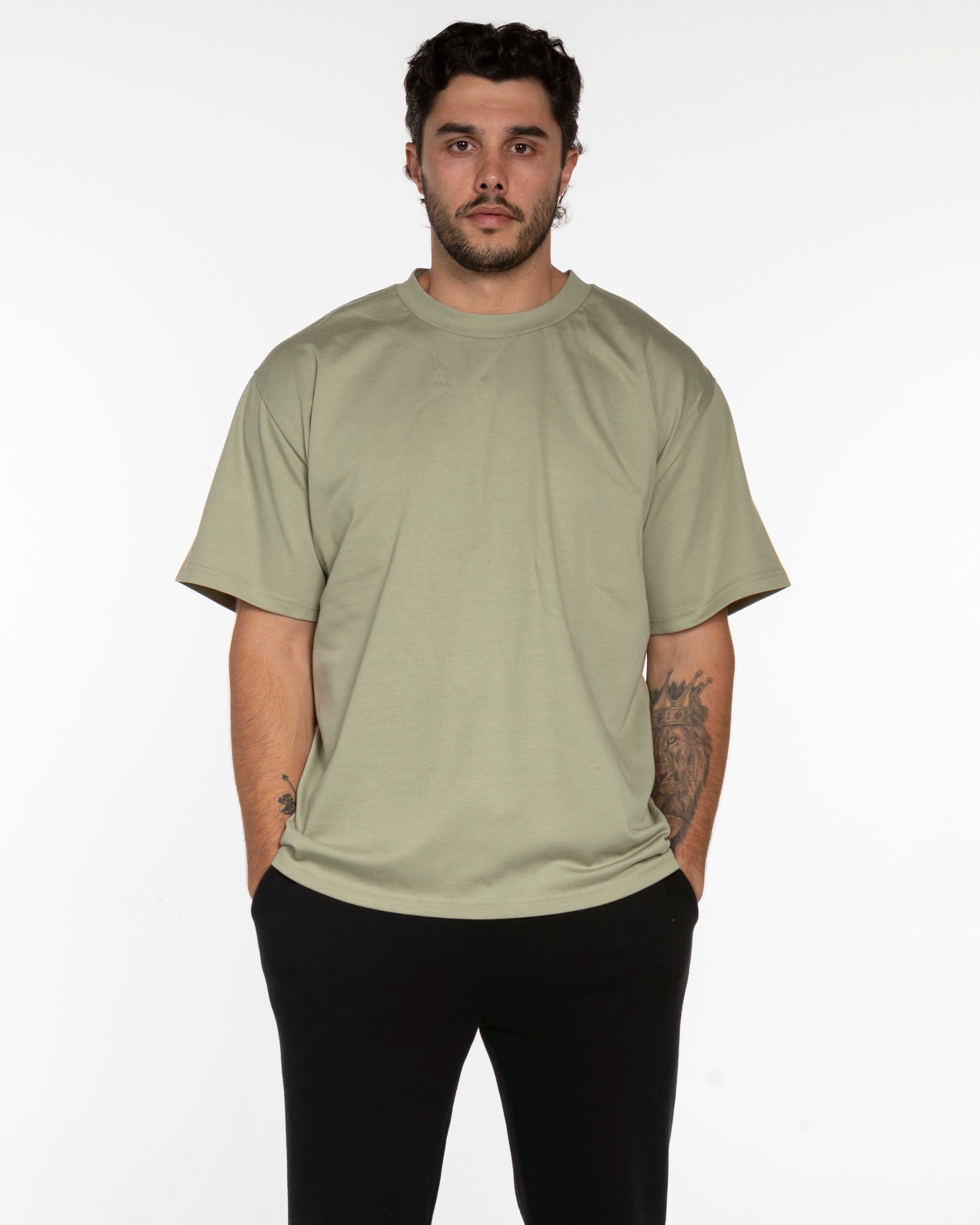 The Mens Heavyweight Tee - Pistachio