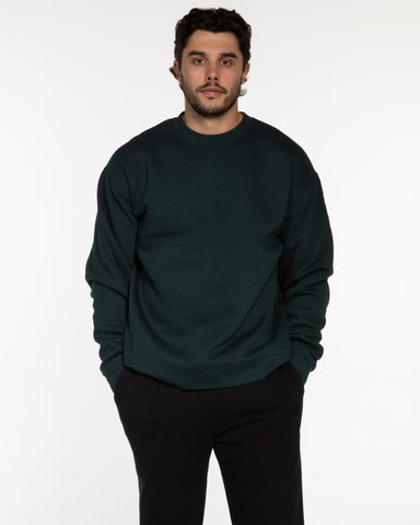 The Mens Crewneck - Pine Green