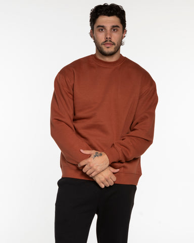 The Mens Crewneck - Cinnamon