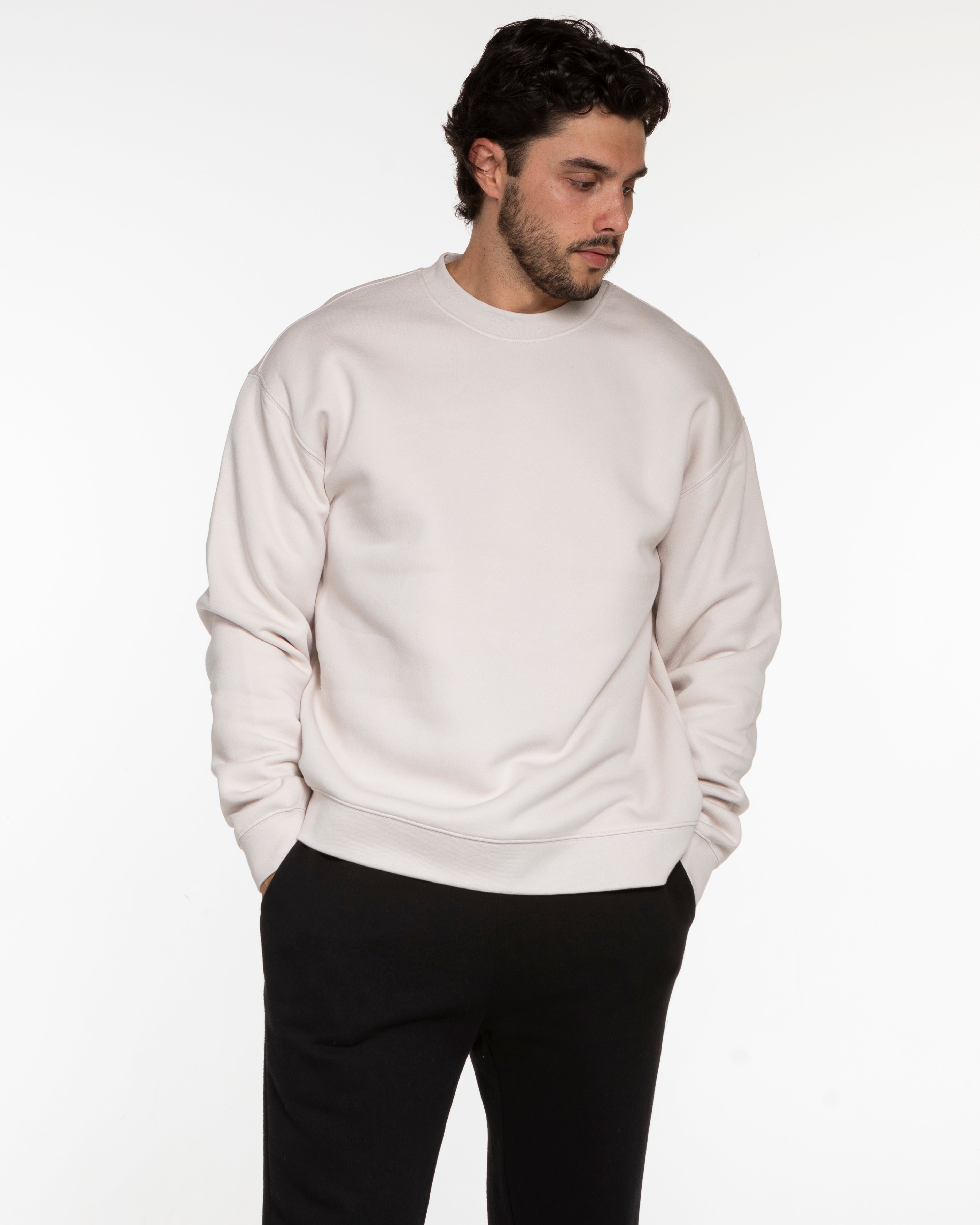 The Mens Crewneck - Bone