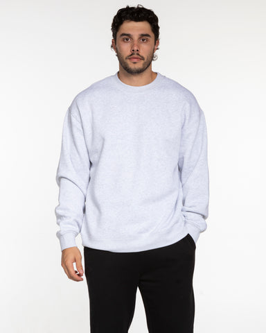 The Mens Crewneck - White Heather