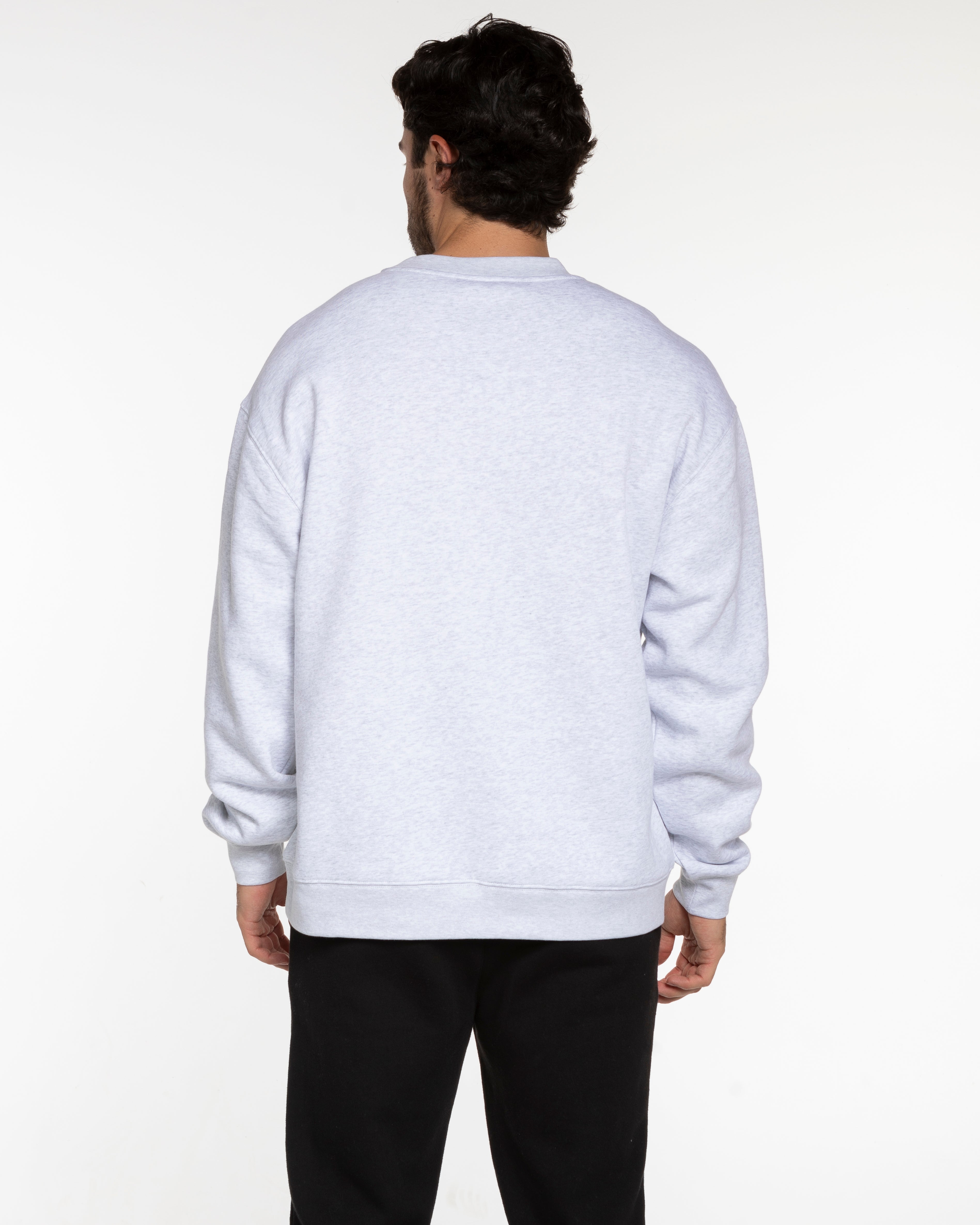 The Mens Crewneck - White Heather