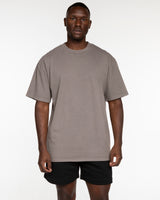 The Mens Heavyweight Tee - Washed Gray