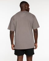 The Mens Heavyweight Tee - Washed Gray