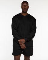 The Mens Heavyweight Long Sleeve - Black