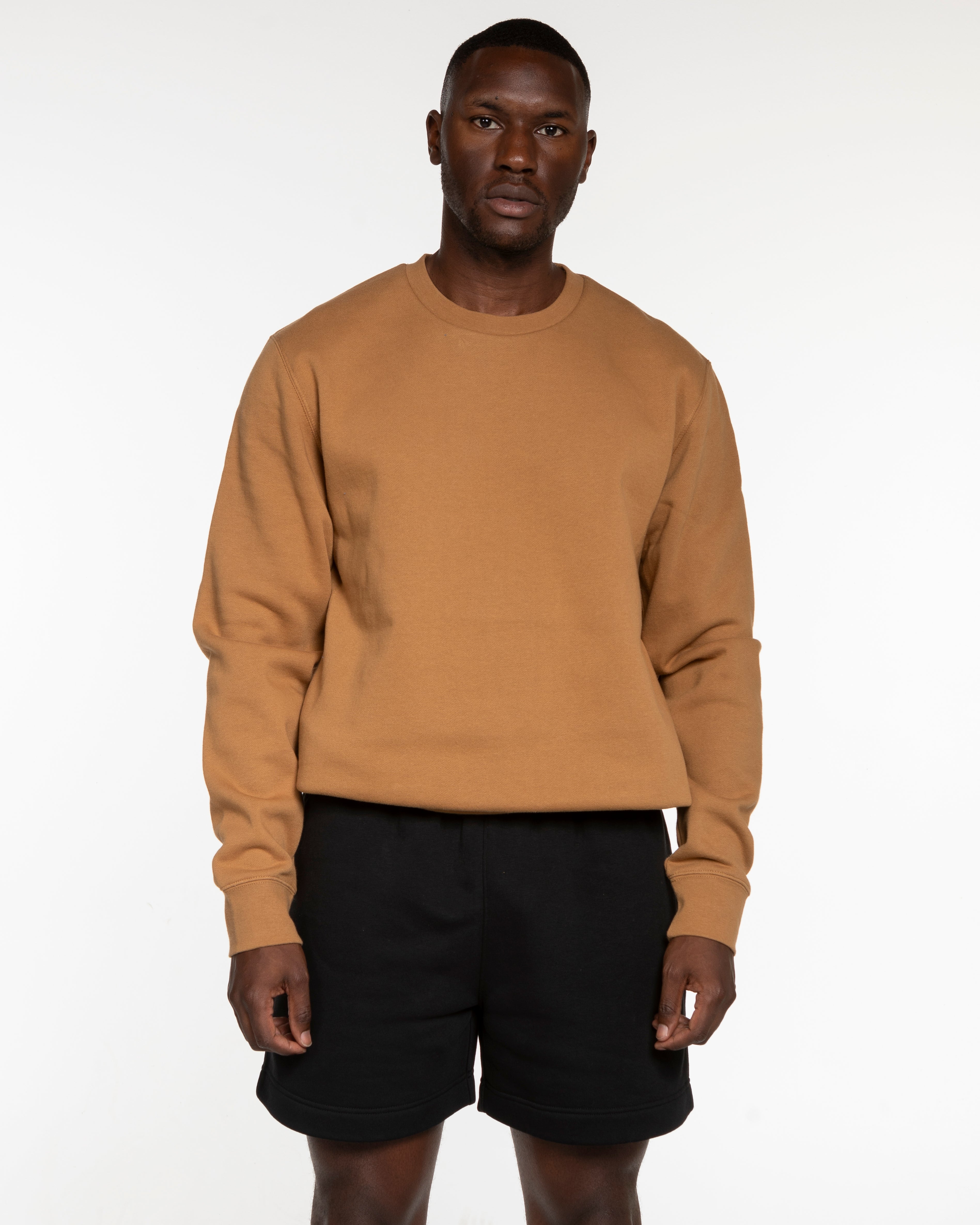 The Classic Crewneck - Camel