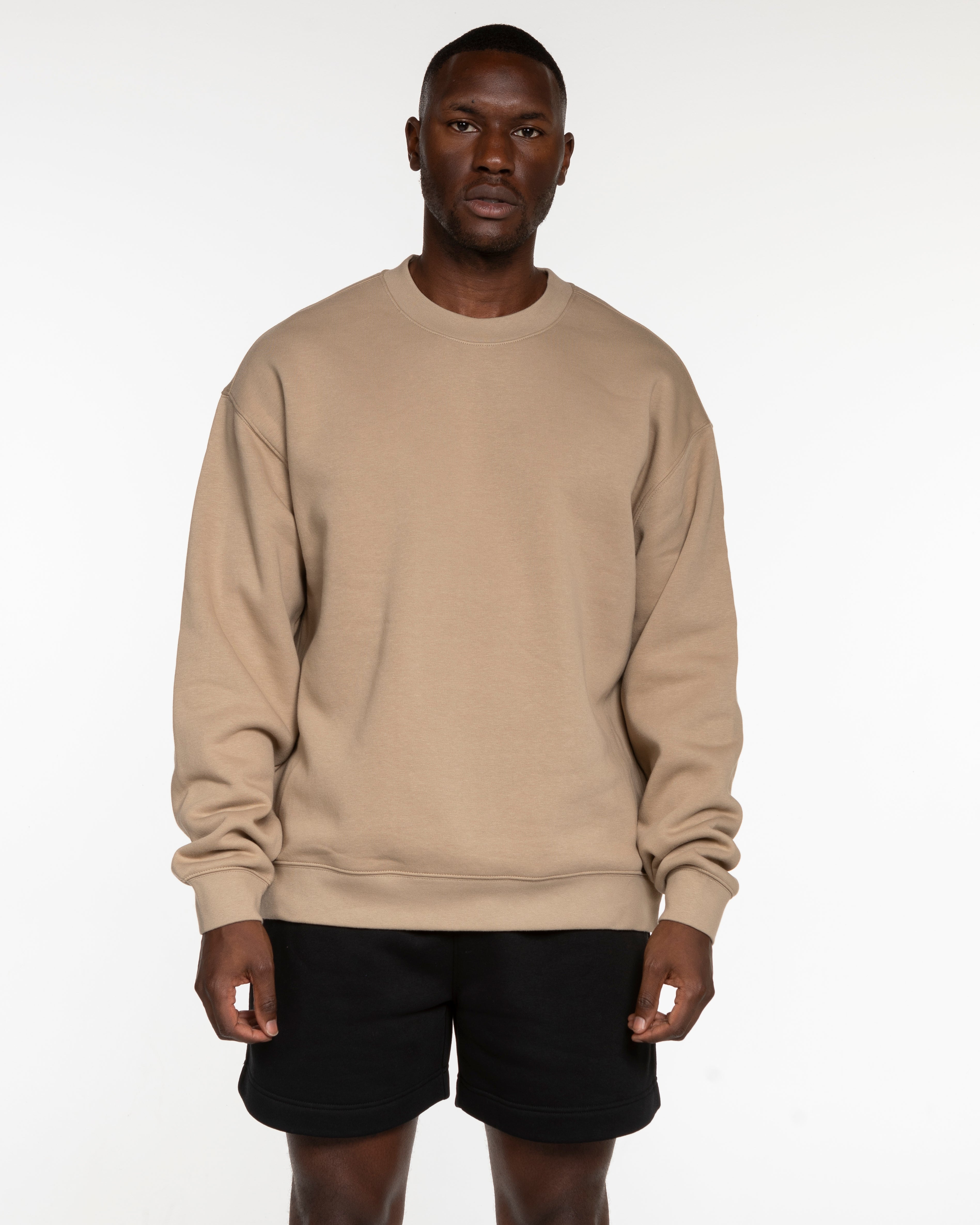 The Mens Crewneck - Sand