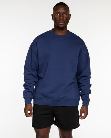 The Mens Crewneck - Cobalt