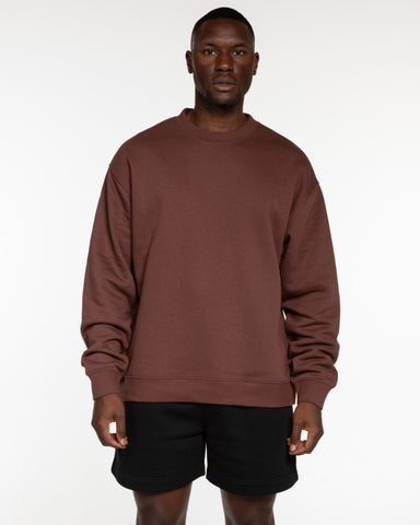 The Mens Crewneck - Chestnut