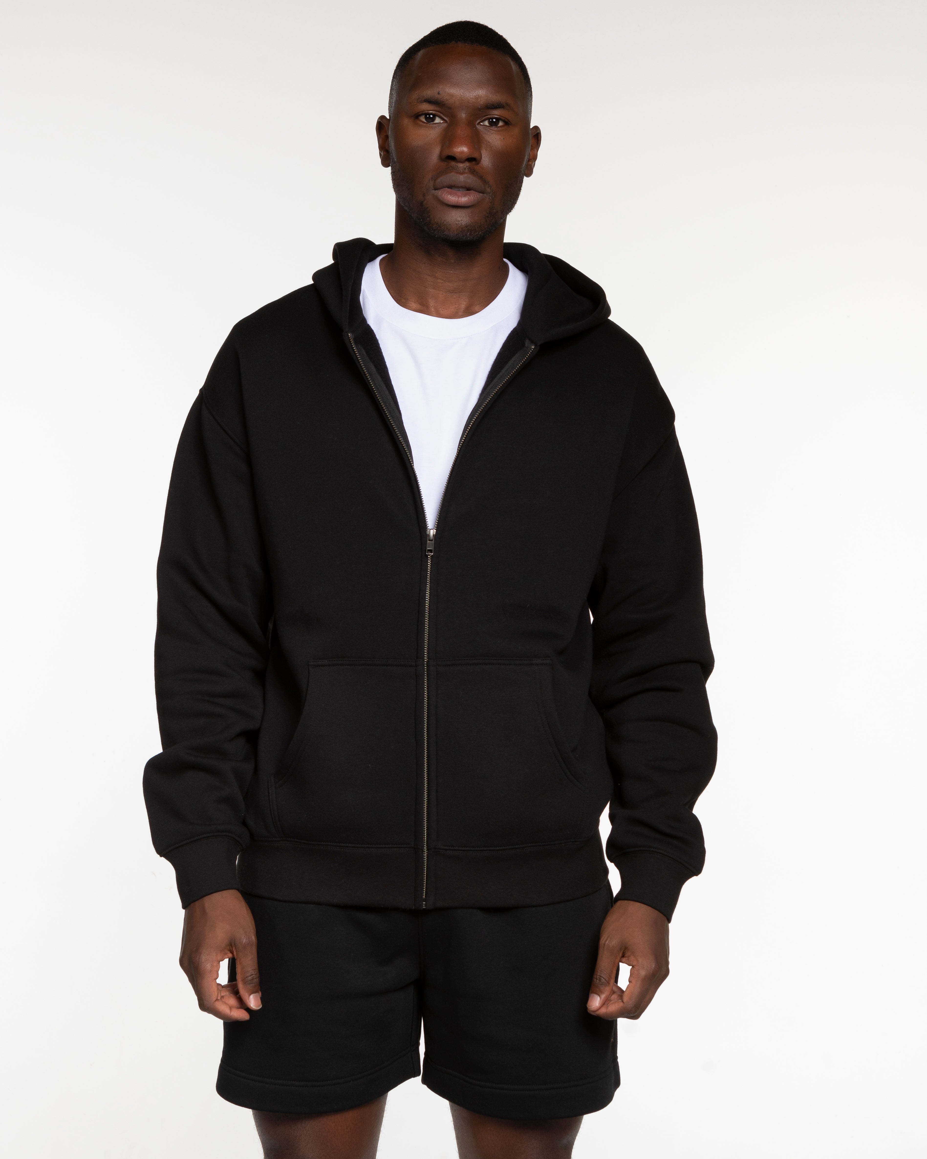 The Mens Zip Hoodie - Black