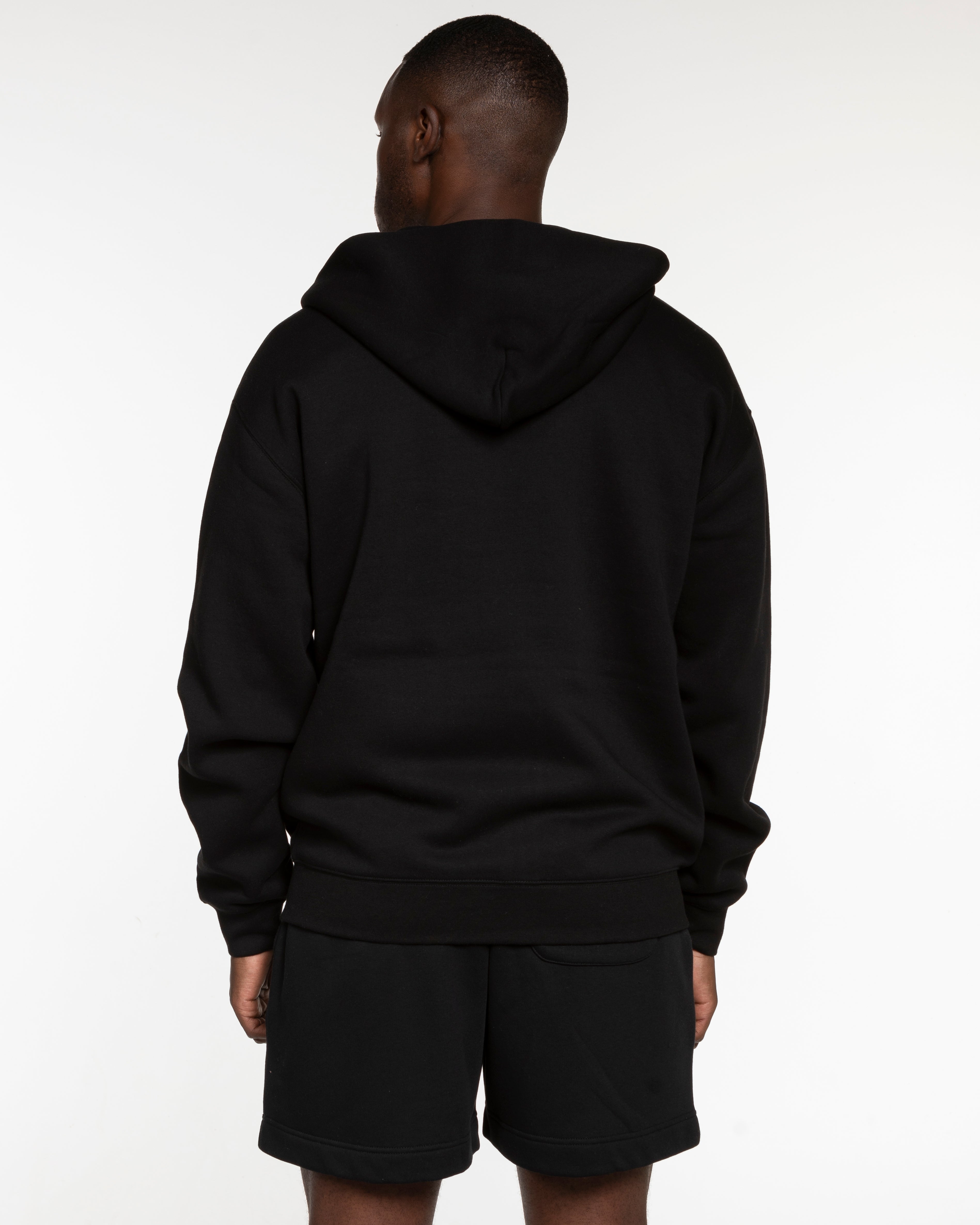 The Mens Zip Hoodie - Black