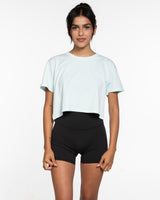 The Crop Tee - Seafoam