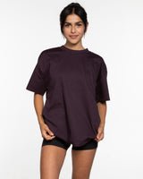 The Mens Heavyweight Tee - Plum